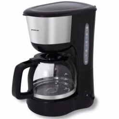 Inventum Koffiezetter 1.25l Zwart/rvs 10 Kopjes