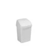 Sunware Delta Prullenbak Met Swingdeksel 10L Wit -Marskramer Verkoop 101 1004 1 2