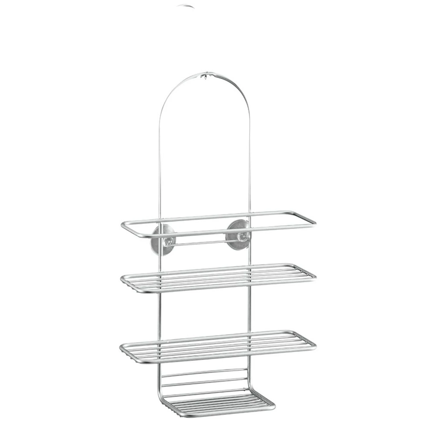 Metaltex Hangend Badkamerrek Zilver 1 Metaltex Hangend Badkamerrek Zilver