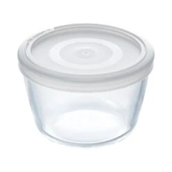Pyrex Cook & Freeze Schaal Rond 0,6L 12 Cm Met Vershouddeksel