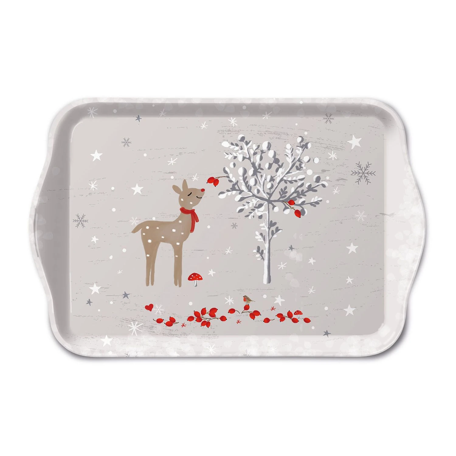 Ambiente Dienblad Melamine 13X21 Cm Ruikend Hert 1 Ambiente Dienblad Melamine 13X21 Cm Ruikend Hert