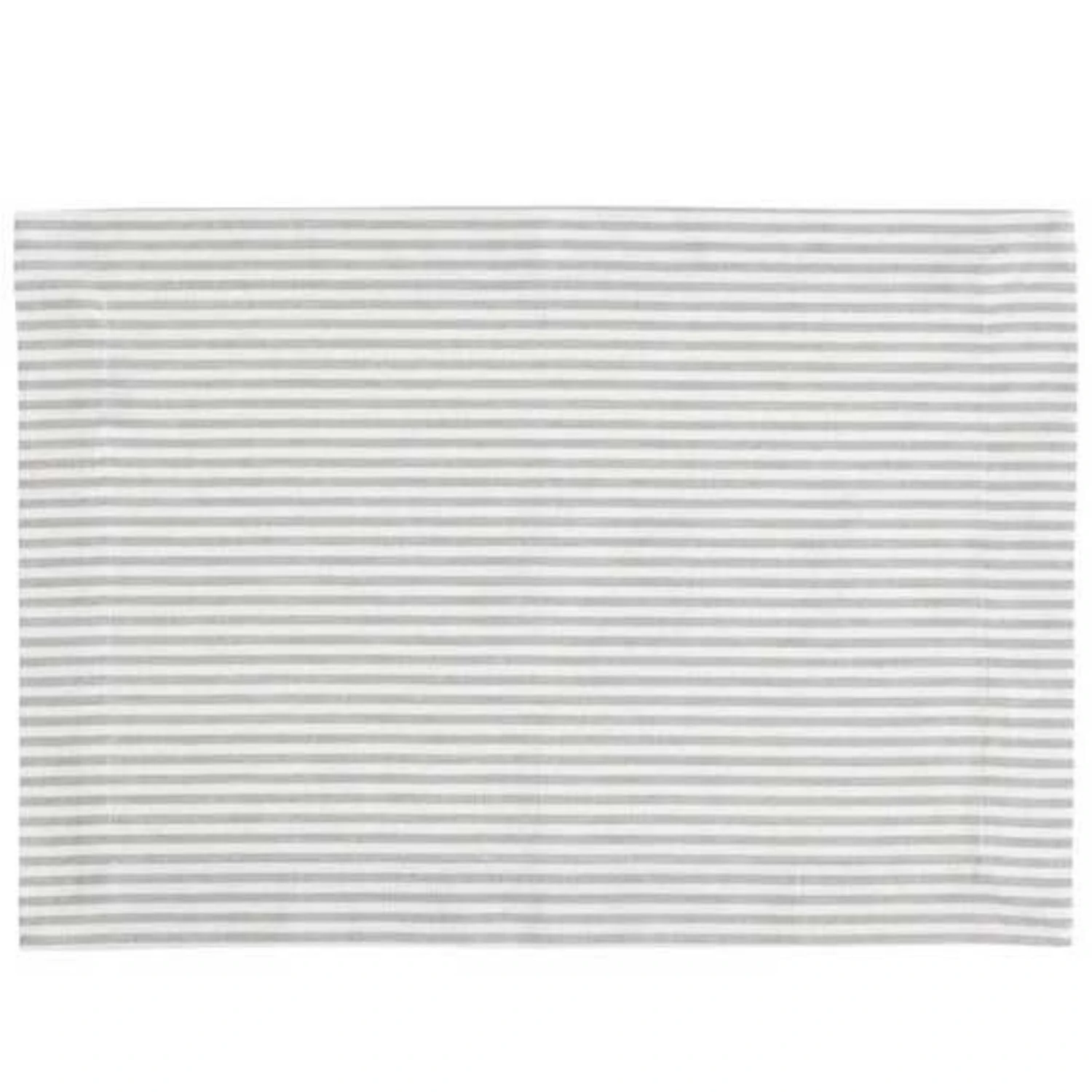 Linen & More Placemat Streep S/4 Lichtgrijs 1 Linen & More Placemat Streep S/4 Lichtgrijs