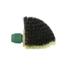 Luva Ragebol Zwart Wit Kunsthaar Met Steelhouder