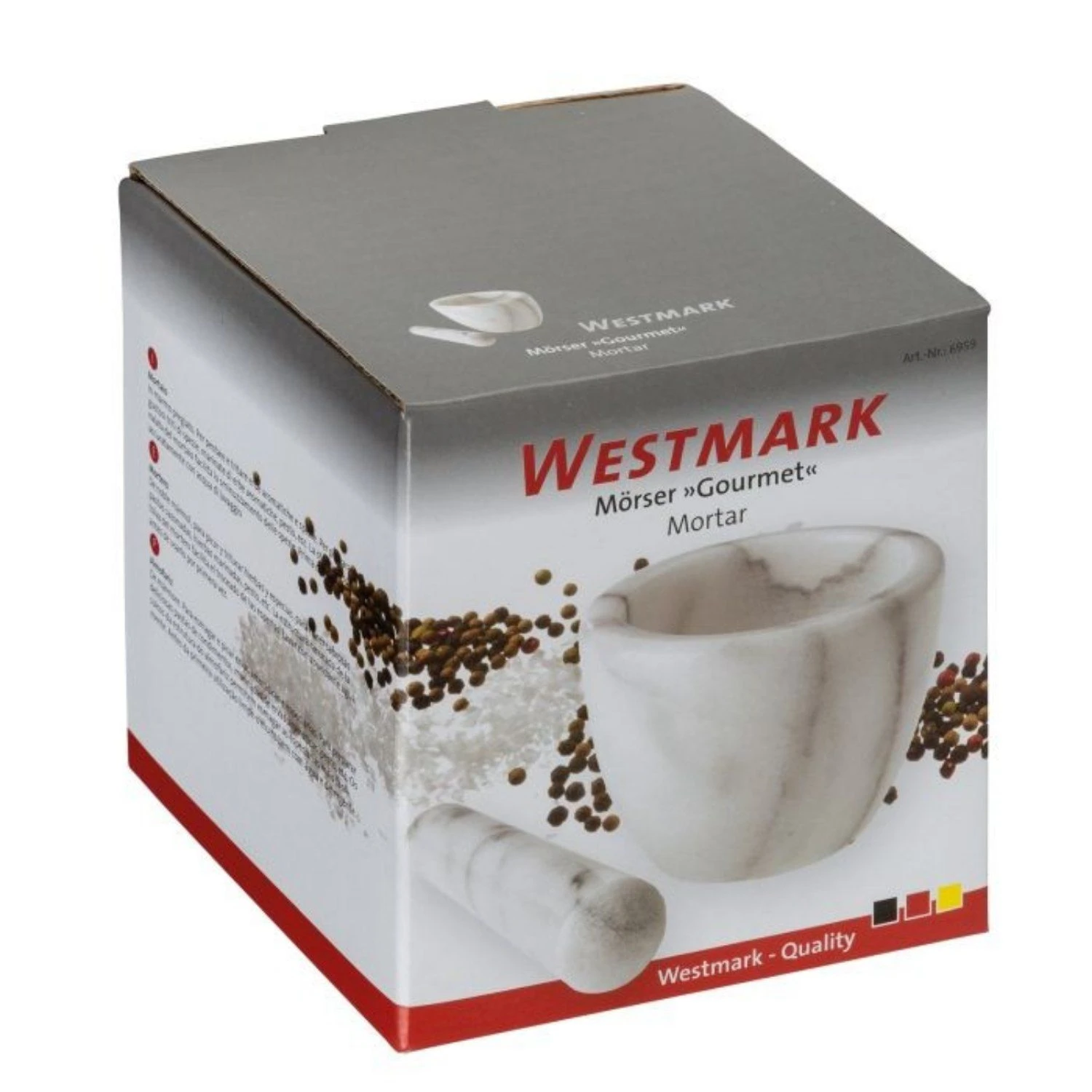 Westmark Vijzel Marmer 10 Cm 1 Westmark Vijzel Marmer 10 Cm