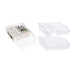 Excellent Houseware Koelkast Opbergbakken 3-delig