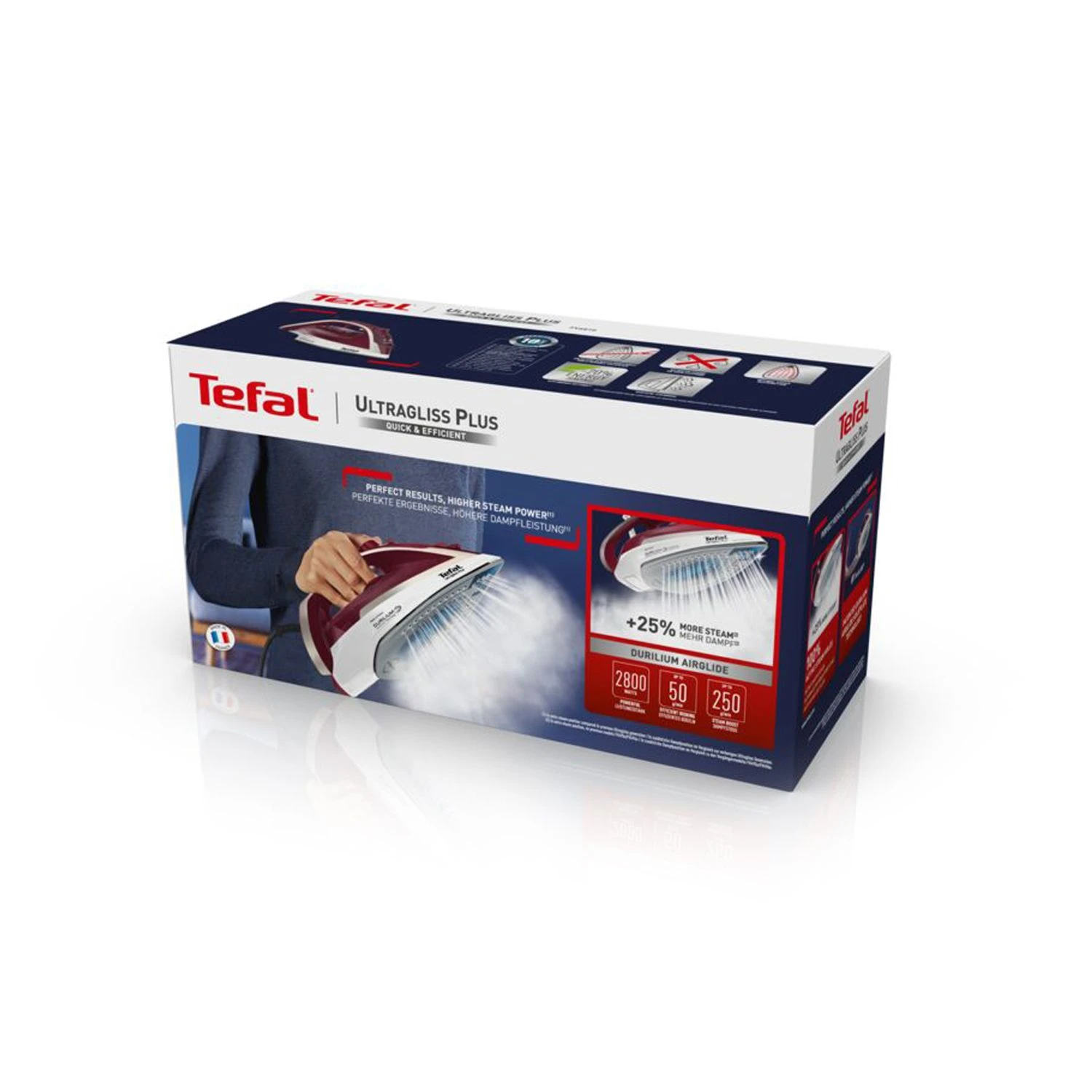 Tefal Stoomstrijkijzer Ultragliss Plus 1 Tefal Stoomstrijkijzer Ultragliss Plus