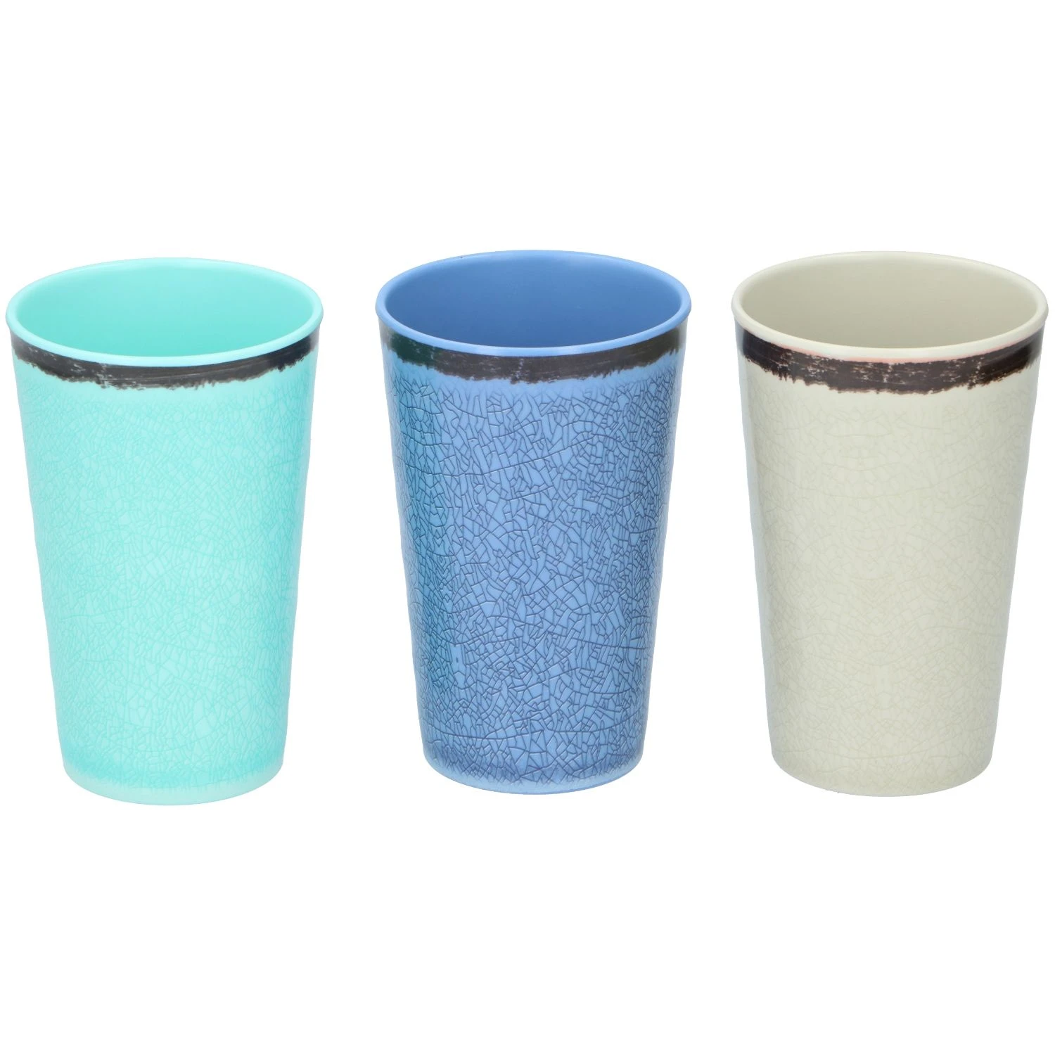 Drinkbeker 400 Ml 3Assorti Kunststof 2 Drinkbeker 400 Ml 3Assorti Kunststof - Afbeelding 2