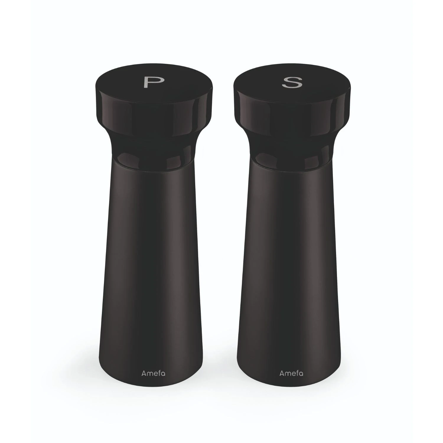 Amefa Modern Shade Peper En Zout Set 15 Cm Zwart 1 Amefa Modern Shade Peper En Zout Set 15 Cm Zwart