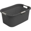 Rotho Wasmand 40L Country Antraciet -Marskramer Verkoop 101 9229 1 2