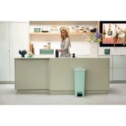 Brabantia Pedaalemmer StepUp 40L Jade Groen 11 Brabantia Pedaalemmer StepUp 40L Jade Groen -Marskramer Verkoop 102 0108 6 1