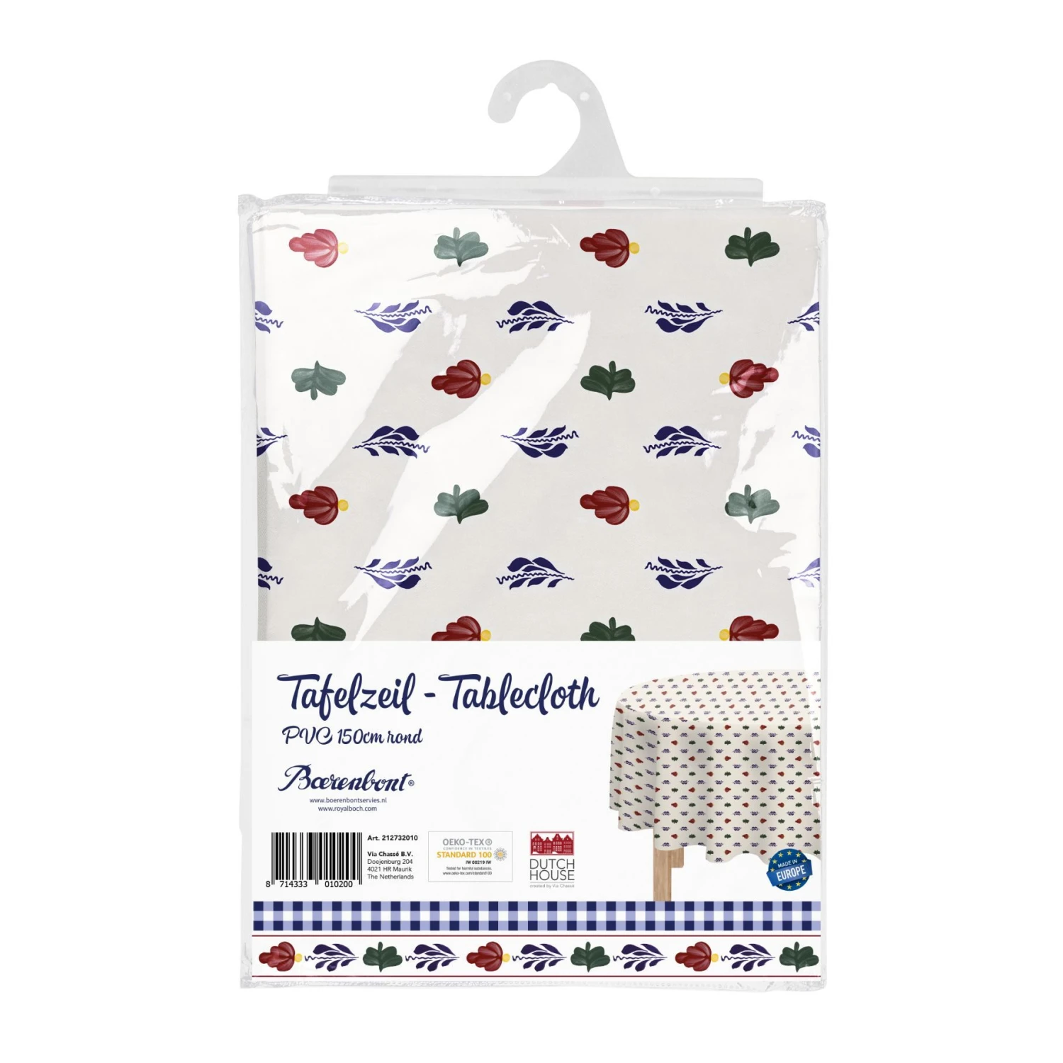 Royal Boch Boerenbont Tafelzeil Verpakt Rond 150 C 1 Royal Boch Boerenbont Tafelzeil Verpakt Rond 150 C