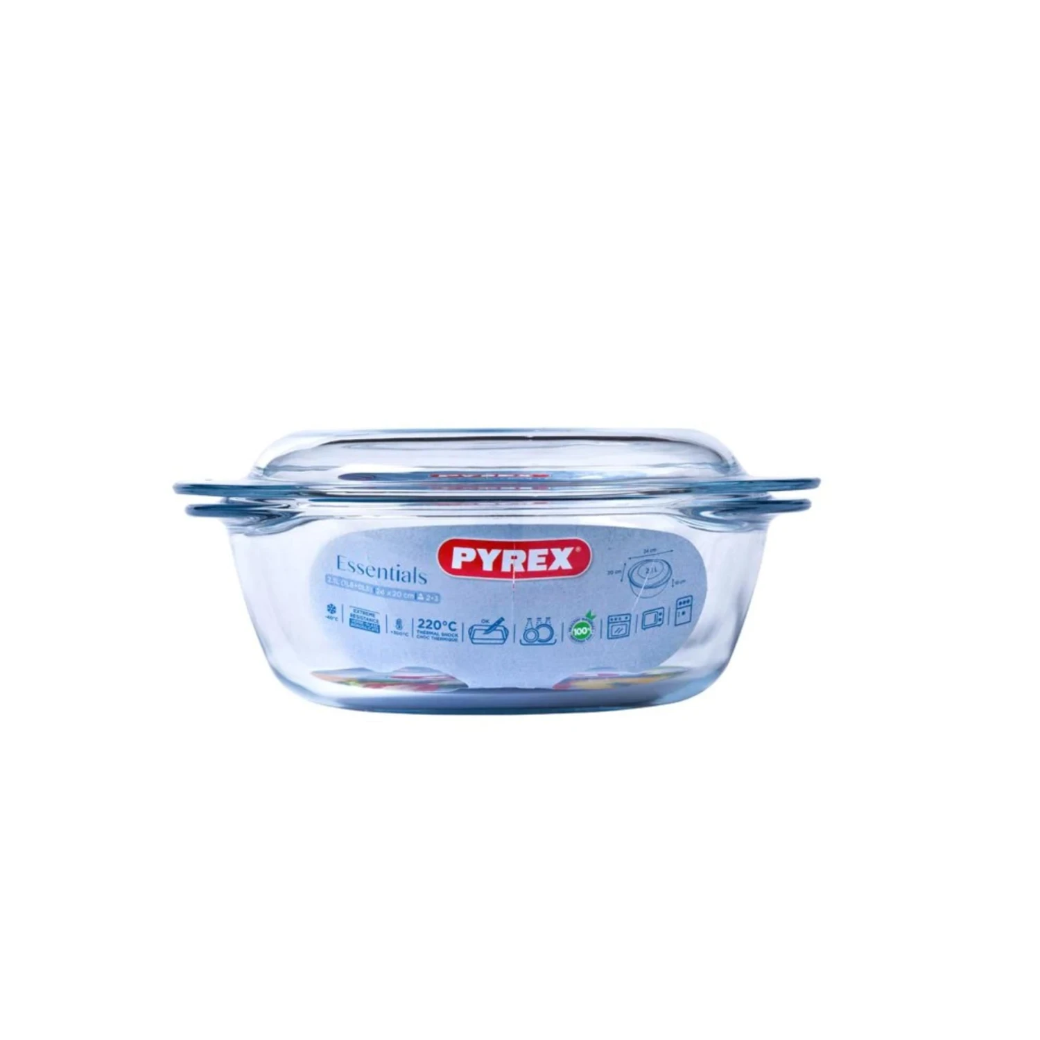 Pyrex Ovenschaal Met Deksel 1,6L En 0,5L 2 Pyrex Ovenschaal Met Deksel 1,6L En 0,5L - Afbeelding 2