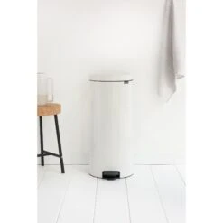 Brabantia NewIcon Pedaalemmer, 30L - White -Marskramer Verkoop 102 1117 4 1