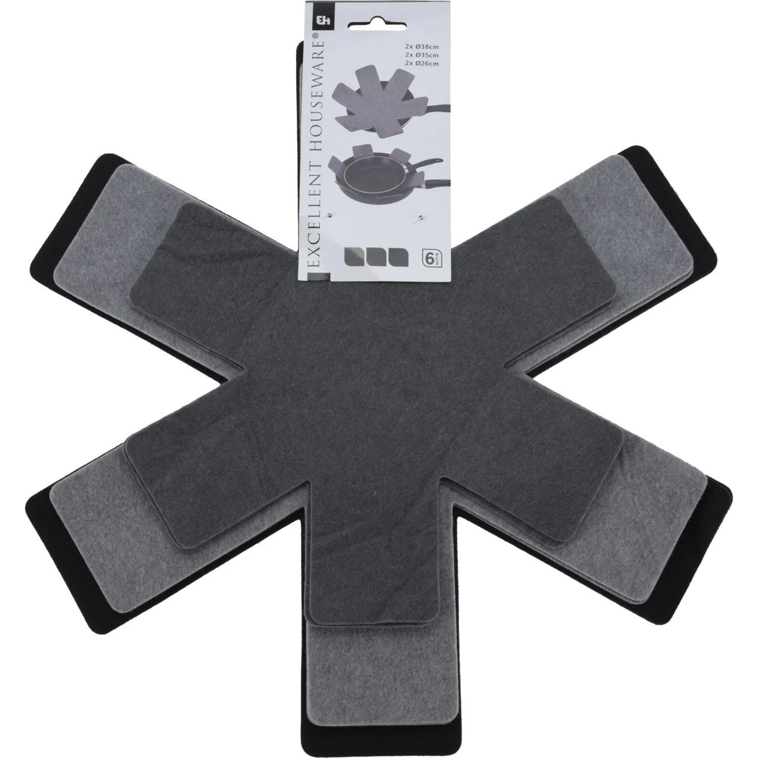 Panbeschermer 6 Stuks 38 Cm 2 Panbeschermer 6 Stuks 38 Cm - Afbeelding 2