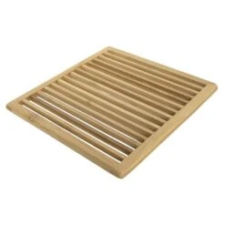 Onderzetter 20x20 Cm Bamboe Ribbel