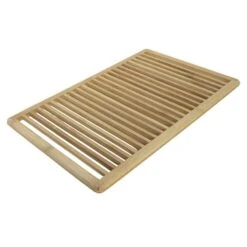 Onderzetter 30x20 Cm Bamboe Ribbel