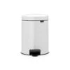 Brabantia Pedaalemmer Newicon 5L Wit -Marskramer Verkoop 102 2065 1
