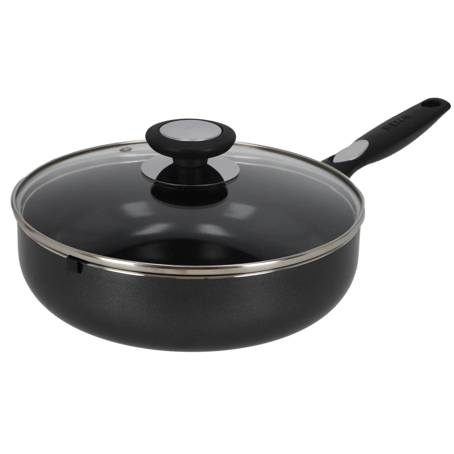 Beka Pro Induc Hapjespan Met Glazen Deksel 24 Cm 3 Beka Pro Induc Hapjespan Met Glazen Deksel 24 Cm - Afbeelding 3