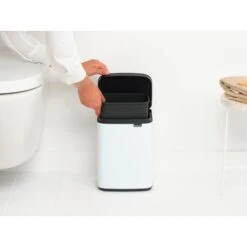Brabantia Bo Afvalemmer, 4L - White -Marskramer Verkoop 102 2344 4 1