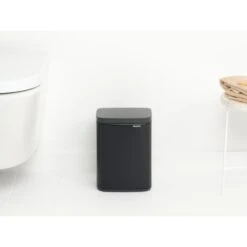 Brabantia Bo Afvalemmer, 4L - Matt Black -Marskramer Verkoop 102 2481 4 1