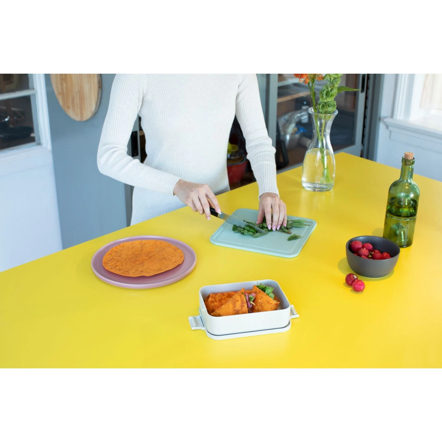 Brabantia Lunchbox Make & Take Medium Lichtgrijs 3 Brabantia Lunchbox Make & Take Medium Lichtgrijs - Afbeelding 3