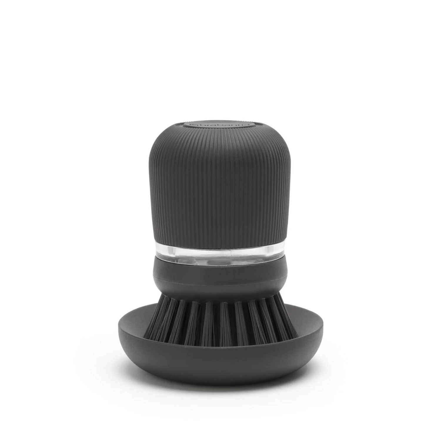 Brabantia SinkSide Afwasborstel Met Zeepreservoir Dark Grey 1 Brabantia SinkSide Afwasborstel Met Zeepreservoir Dark Grey