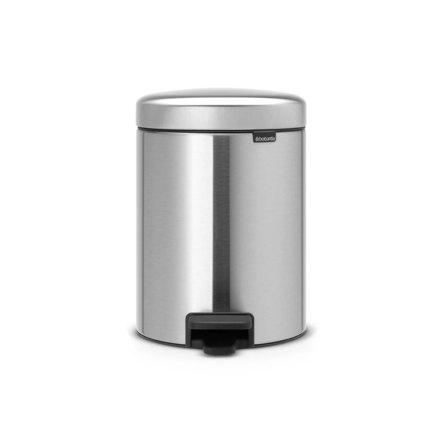 Brabantia NewIcon Pedaalemmer, 5L - Matt Steel 1 Brabantia NewIcon Pedaalemmer, 5L - Matt Steel