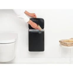 Brabantia Bo Afvalemmer, 7L - Matt Black -Marskramer Verkoop 102 2900 7 1
