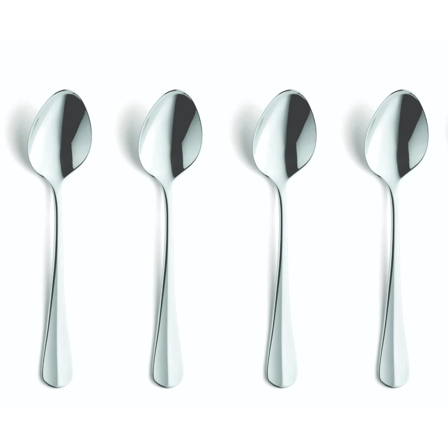 Amefa Koffielepel Baguette 4 Stuks 1 Amefa Koffielepel Baguette 4 Stuks