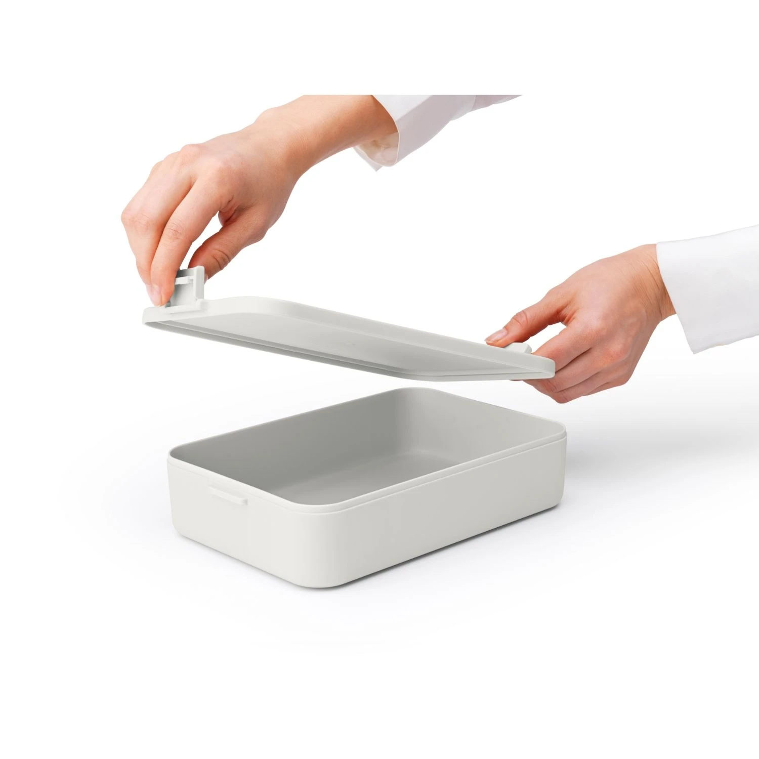 Brabantia Lunchbox Make & Take Groot Lichtgrijs 3 Brabantia Lunchbox Make & Take Groot Lichtgrijs - Afbeelding 3