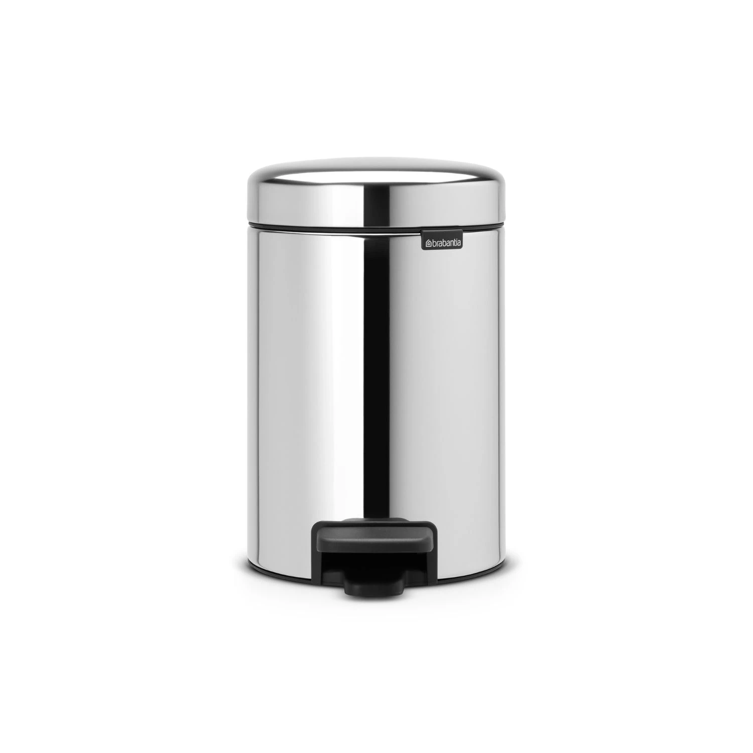 Brabantia Pedaalemmer Newicon 3L Brilliant Staal 1 Brabantia Pedaalemmer Newicon 3L Brilliant Staal