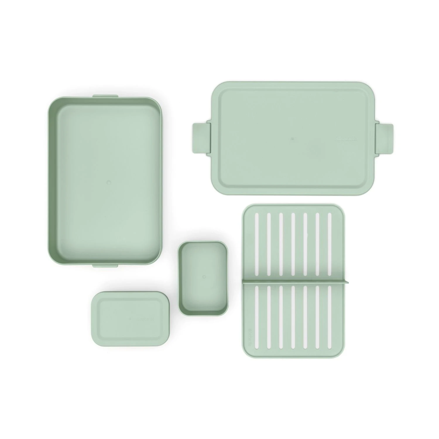 Brabantia Bento Lunchbox Make & Take Groot Jade Groen 4 Brabantia Bento Lunchbox Make & Take Groot Jade Groen - Afbeelding 4