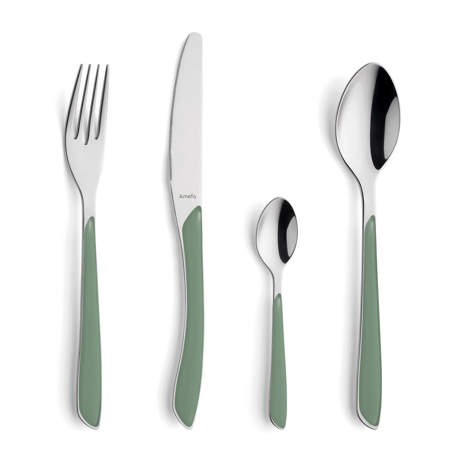 Amefa Bestekset Eclat 24 Delig Green 2 Amefa Bestekset Eclat 24 Delig Green - Afbeelding 2