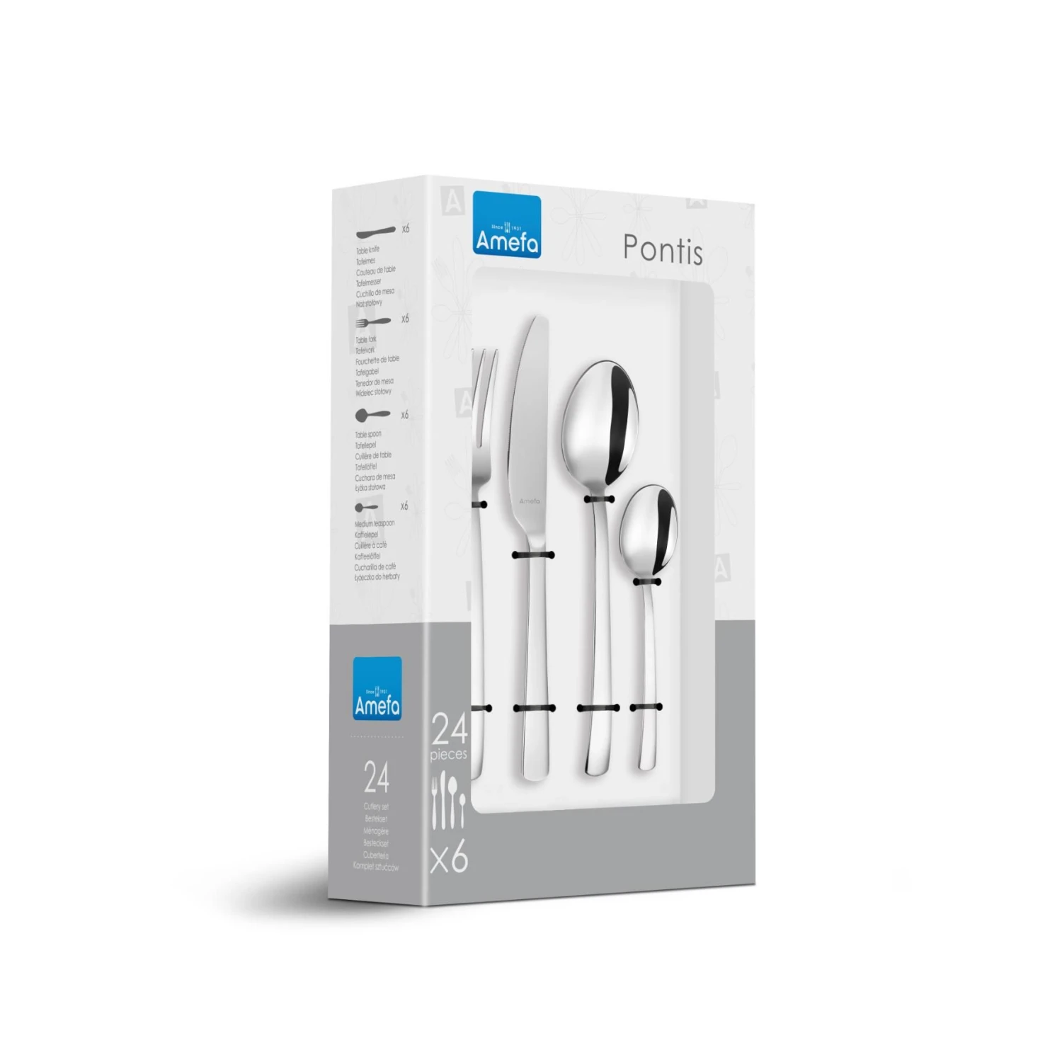 Amefa Bestekset 24 Delig Pontis 1 Amefa Bestekset 24 Delig Pontis