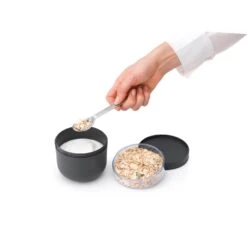 Brabantia Yoghurtbeker Make & Take 0,5L Donkergrijs -Marskramer Verkoop 102 4180 3 1