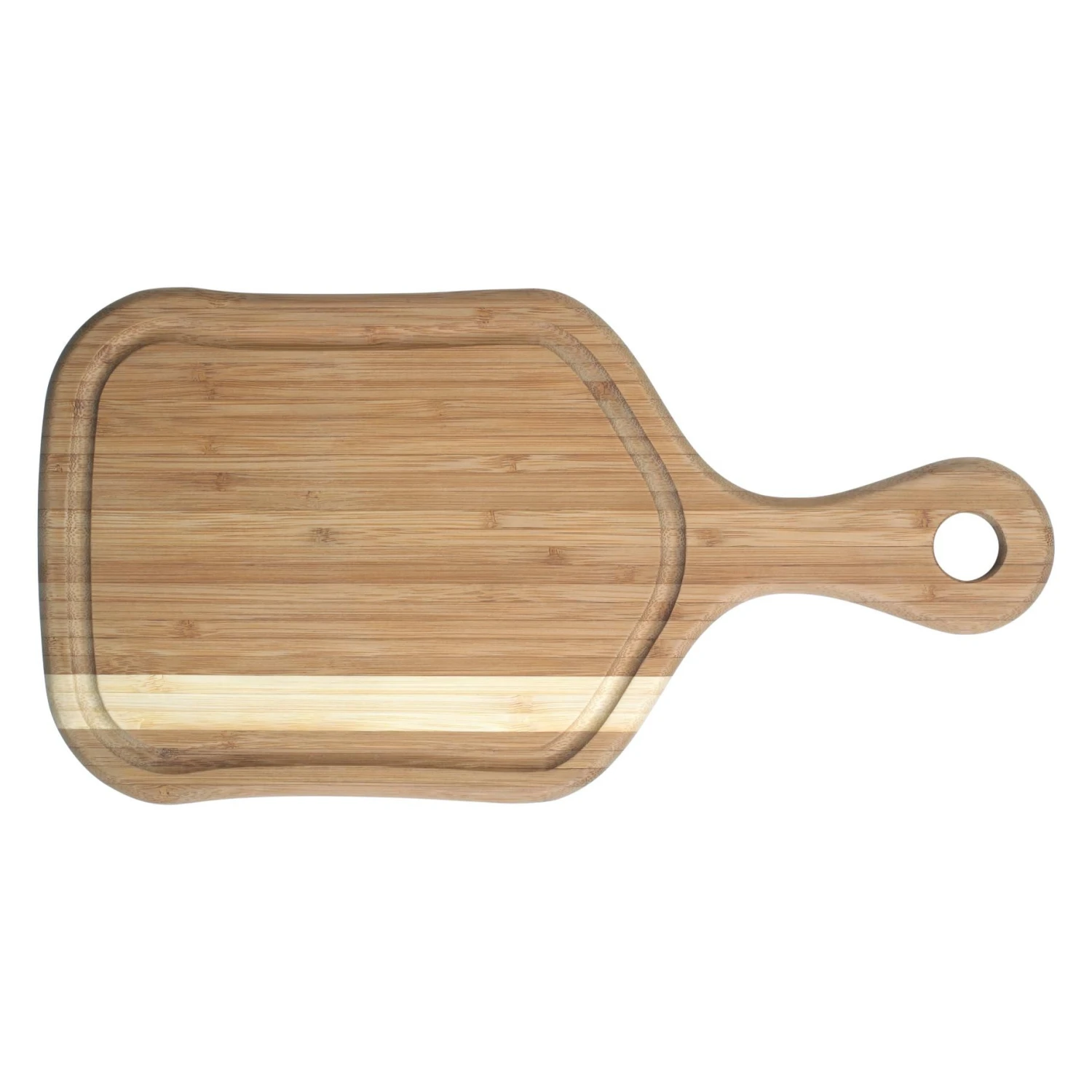 Bamboo Snijplank Paddle 38x19x2 Cm 2 Bamboo Snijplank Paddle 38x19x2 Cm - Afbeelding 2