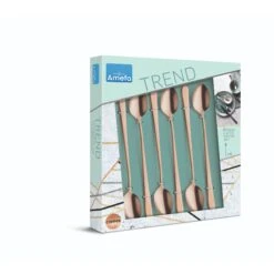 Amefa Latte Lepels Copper 6 Stuks