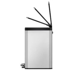 EKO Essential Recycling Pedaalemmer 3 X 9 Liter Mat RVS -Marskramer Verkoop 102 4675 4 1