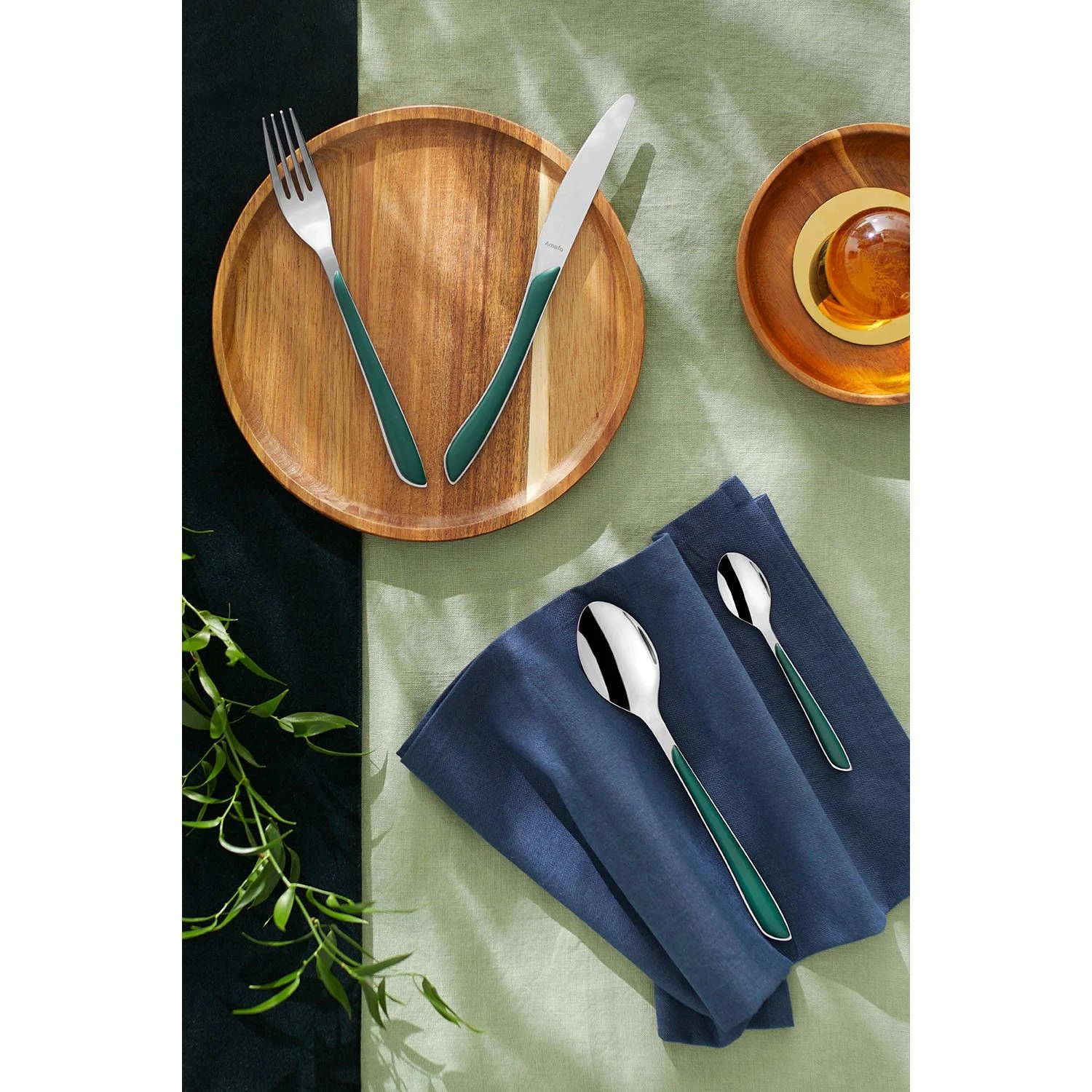 Amefa Bestekset Eclat 24 Delig Grey 2 Amefa Bestekset Eclat 24 Delig Grey - Afbeelding 2