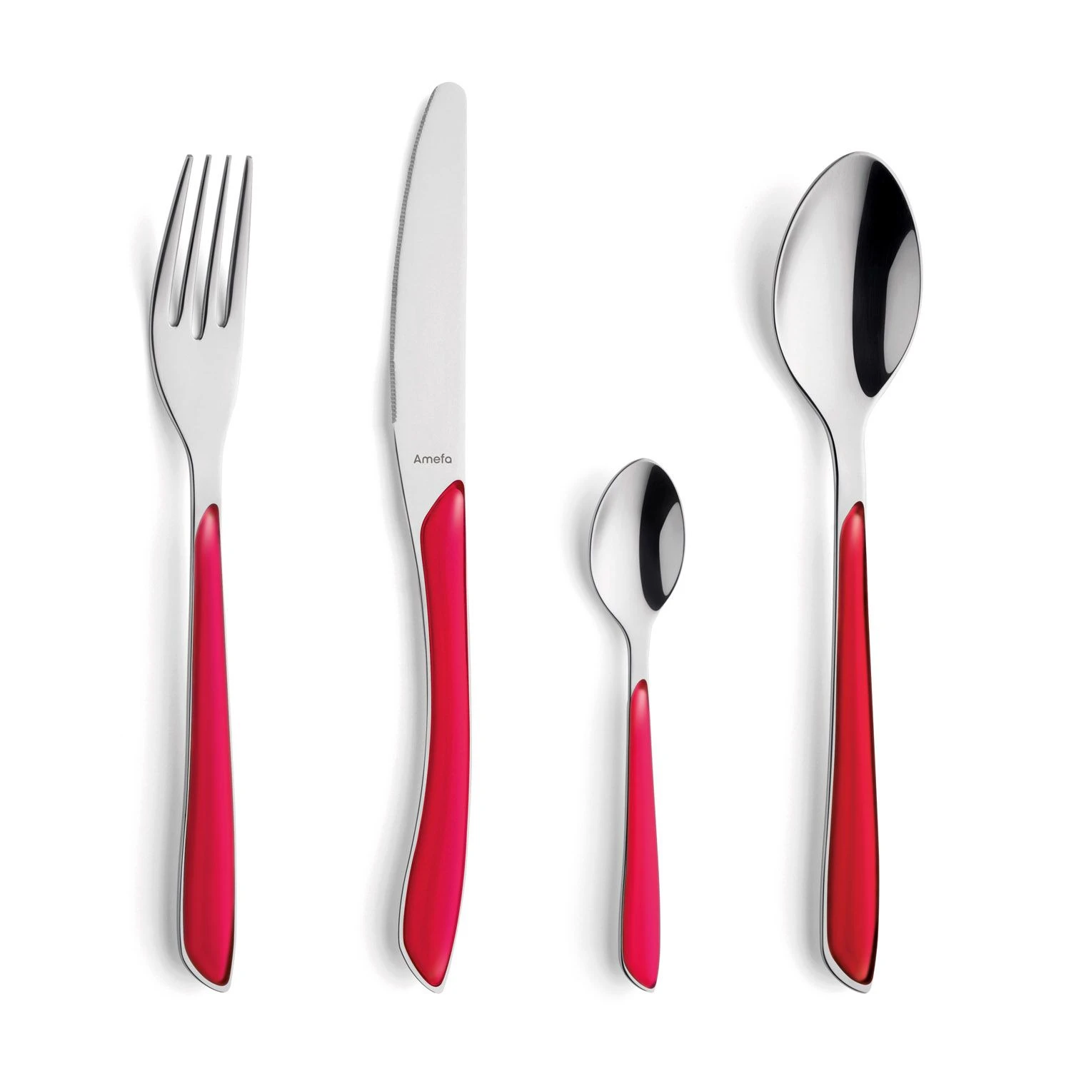 Amefa Bestekset Eclat 24 Delig Raspberry 2 Amefa Bestekset Eclat 24 Delig Raspberry - Afbeelding 2