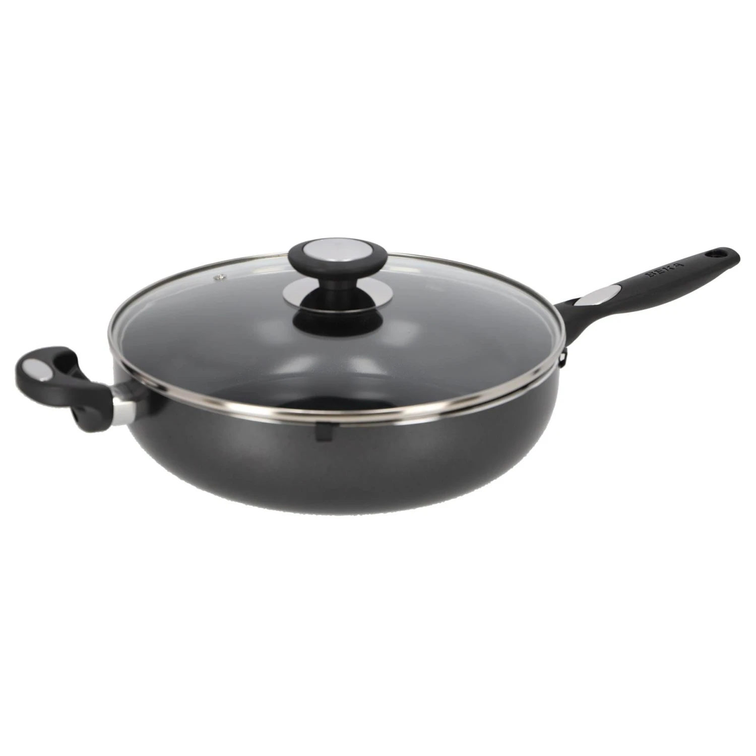 Beka Pro Induc Hapjespan Met Glazen Deksel 28 Cm 3 Beka Pro Induc Hapjespan Met Glazen Deksel 28 Cm - Afbeelding 3