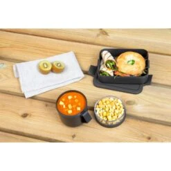 Brabantia Lunchset Make & Take 2-delig Dark Grey -Marskramer Verkoop 102 6665 5 1