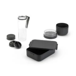 Brabantia Ontbijt En Lunchset Make & Take Dark Gre Dark Grey