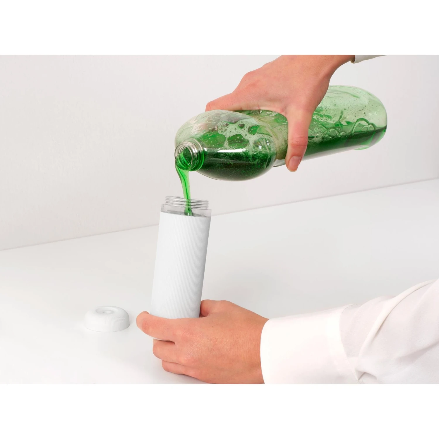 Brabantia SinkStyle Afwasmiddeldispenser - Fresh White 4 Brabantia SinkStyle Afwasmiddeldispenser - Fresh White - Afbeelding 4