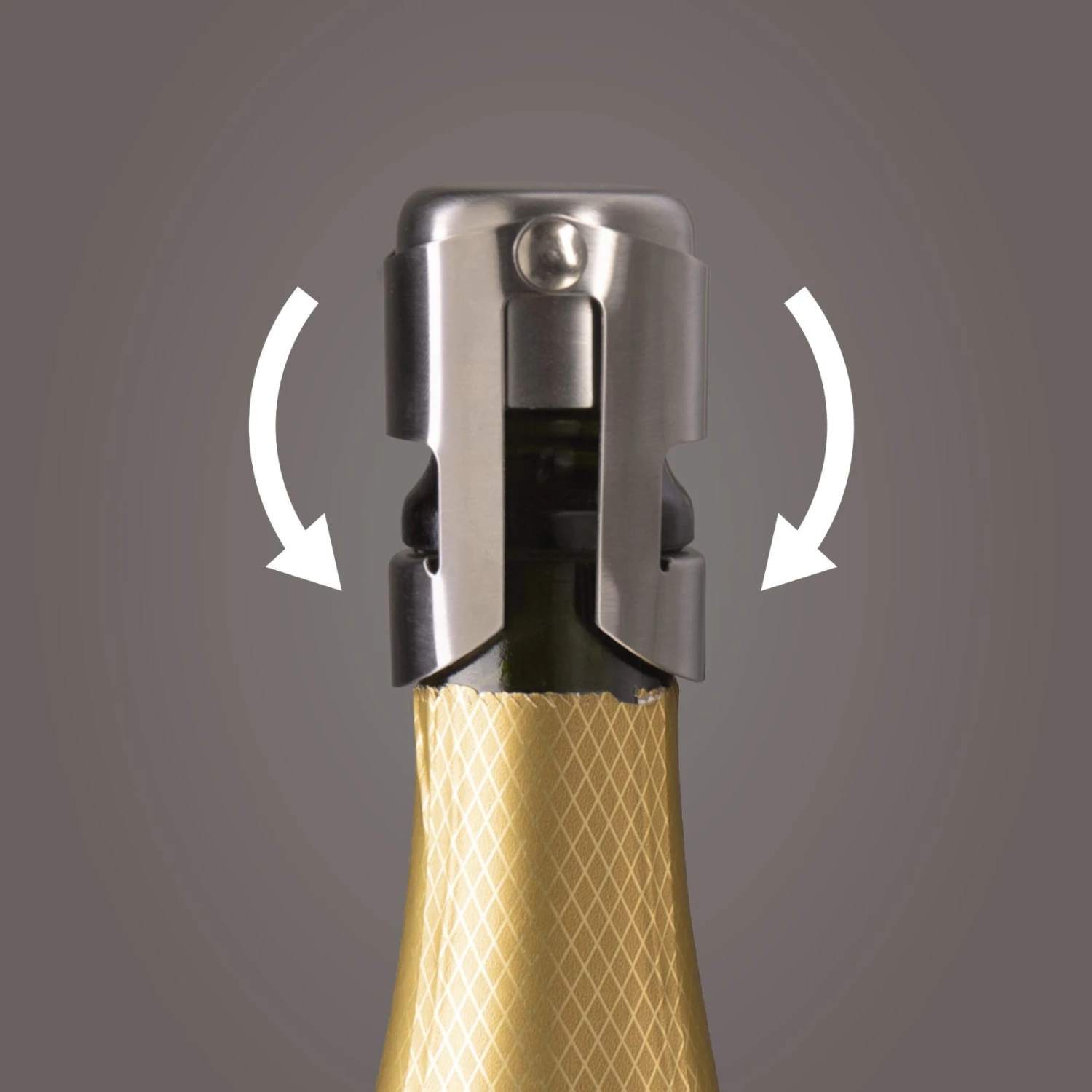 Vacu Vin Champagne Stopper Rvs 4 Vacu Vin Champagne Stopper Rvs - Afbeelding 4