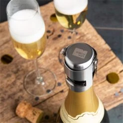 Vacu Vin Champagne Stopper Rvs 10 Vacu Vin Champagne Stopper Rvs -Marskramer Verkoop 102 8813 5 1