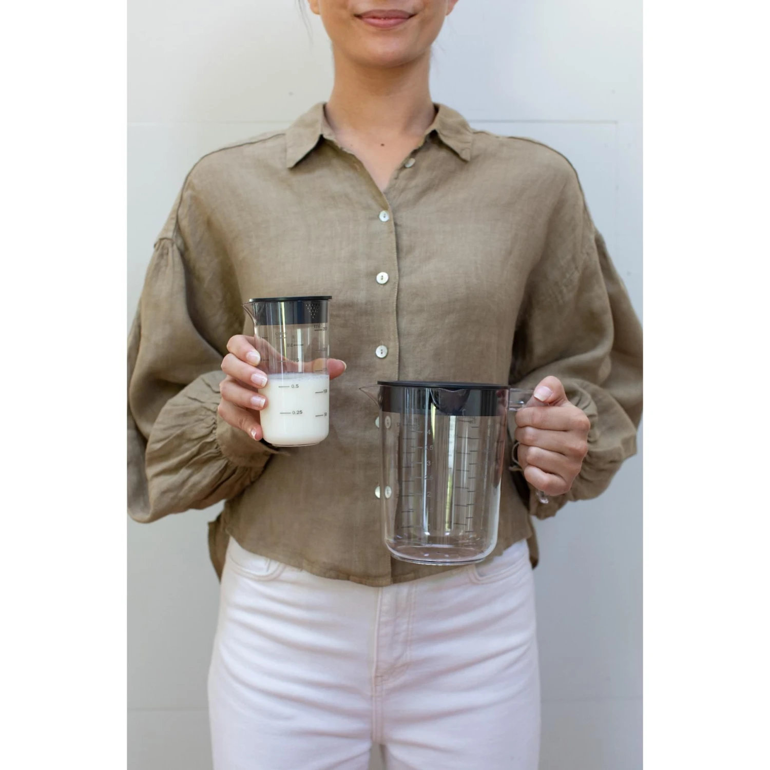 Brabantia Tasty+ Maatbeker Set 2 Delig Dark Grey 5 Brabantia Tasty+ Maatbeker Set 2 Delig Dark Grey - Afbeelding 5