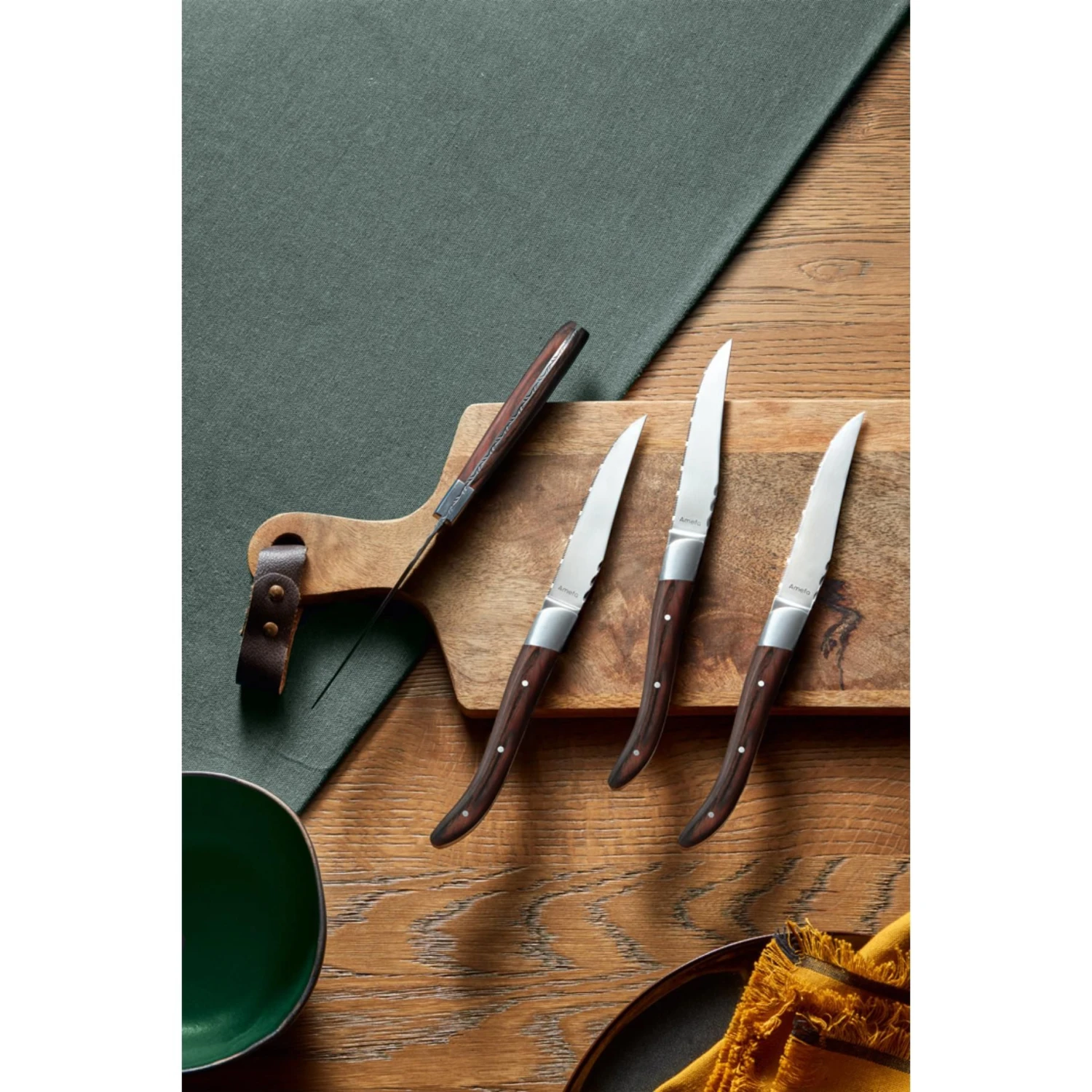 Amefa Steakmessen 4 Delig 3 Amefa Steakmessen 4 Delig - Afbeelding 3