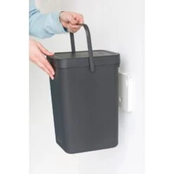 Brabantia Afvalemmer Sort & Go 12L Grijs -Marskramer Verkoop 102 9805 4 1