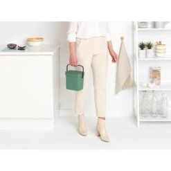Brabantia Afvalbakje Sort & Go 3L Fir Groen 9 Brabantia Afvalbakje Sort & Go 3L Fir Groen -Marskramer Verkoop 102 9865 5 2 1